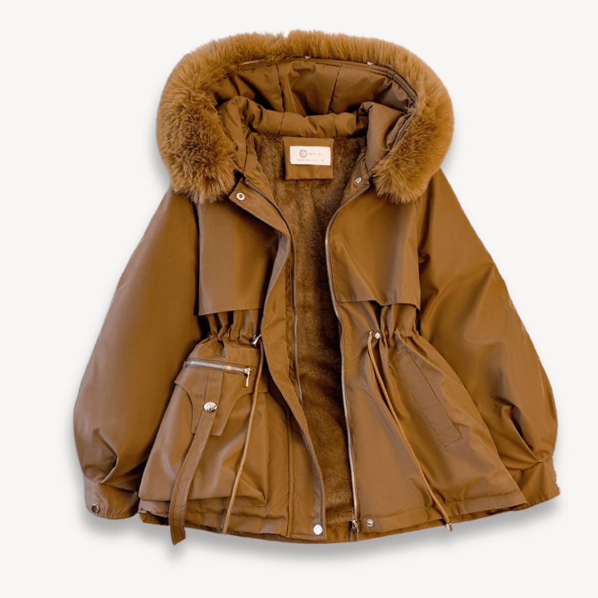 Waterproof Faux Fur Lined Women's Parka Jacket