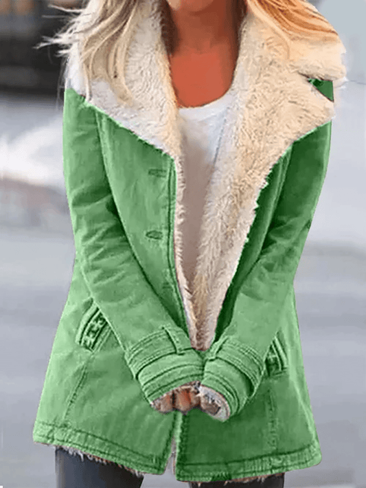 Elegant Winter Jacket With Waterproof And Windproof Features