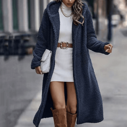 Faux Fur Hooded coat For Women