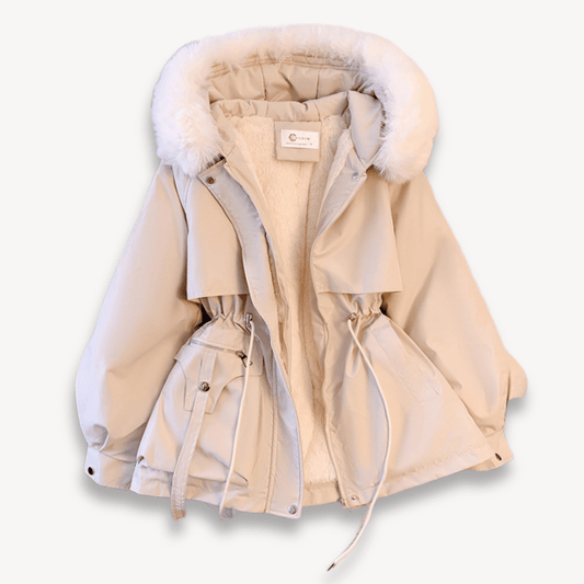 Waterproof Faux Fur Lined Women's Parka Jacket